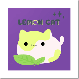 LEMON CAT Posters and Art